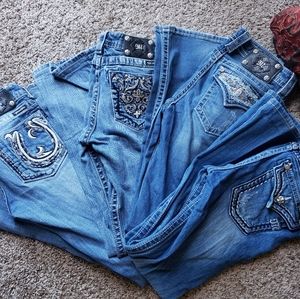 Womens size 27 bootcut Miss Me jeans